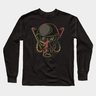 gas mask steampunk Long Sleeve T-Shirt